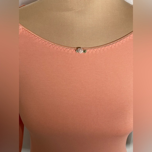 Free People Peach Blouse NWT Small - Picture 7 of 12